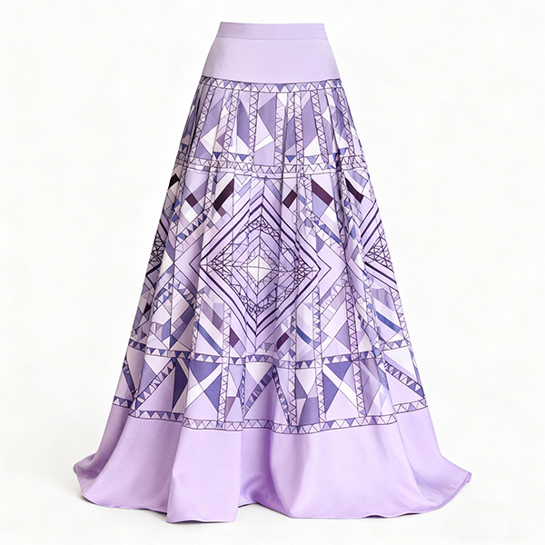 Women's Elegant High-Waist Satin Skirt - Soft Smooth Long Draping Slimming Skirt
