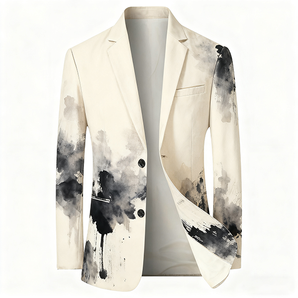 Thin Single-Breasted Fashion Men's Suit - Business Casual Office Daily Stylish Jacket Top