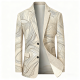 Fashion Thin Single-Breasted Men's Suit Top - Business Casual Office Daily Stylish Jacket