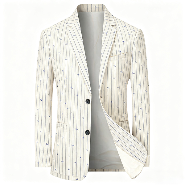 Men's Office Daily Thin Suit Jacket - Fashion Single-Breasted Business Casual Stylish Top