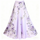 Women's Soft Smooth Draped Satin Skirt - High-Waist Elegant Long Slimming Skirt