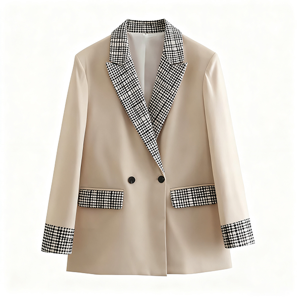 Women's V-Neck Slimming Blazer - Autumn Fashion Office Commute Daily Suit Jacket