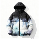 Warm Loose Men's Cotton-Padded Parka - Autumn Winter Hooded Thickened Outdoor Thermal Casual Jacket