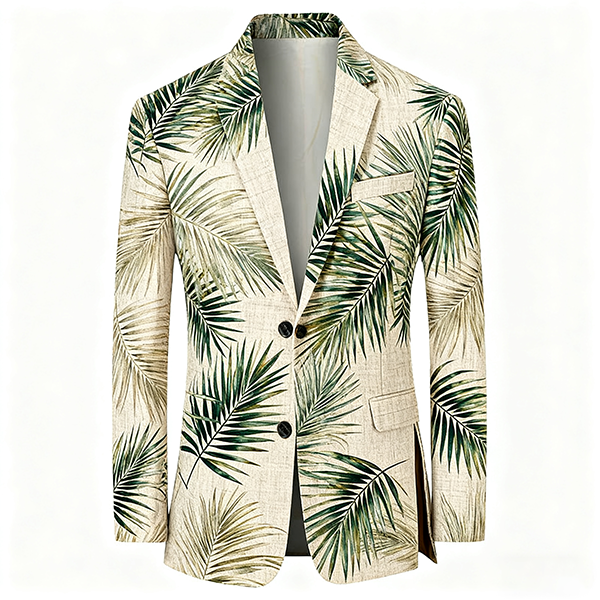 Men's Fashion Thin Single-Breasted Suit Jacket - Business Casual Slim-Fit Office Daily Wear