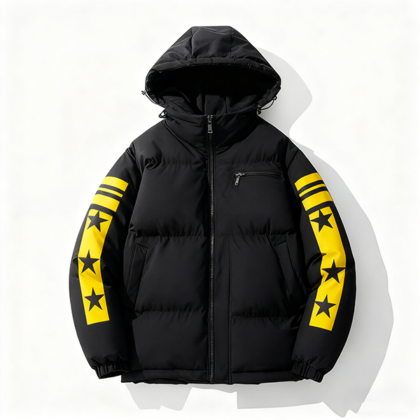 Men's Casual Loose Hooded Jacket - Autumn Winter Warm Thickened Cotton-Padded Outdoor Thermal Parka