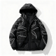 Autumn Winter Warm Thermal Men's Parka - Hooded Thickened Cotton-Padded Outdoor Casual Loose Jacket