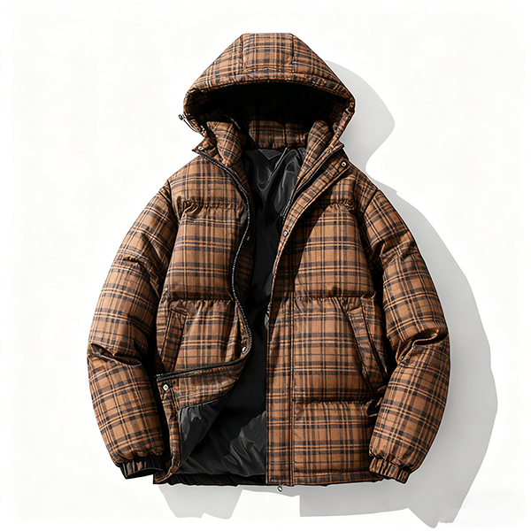 Men's Outdoor Thermal Hooded Parka - Autumn Winter Warm Thickened Cotton-Padded Casual Loose Jacket