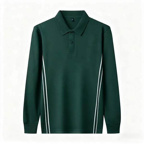 Men's Comfortable Lapel Collar Polo - Long Sleeve Anti-Wrinkle Casual Work Daily Shirt